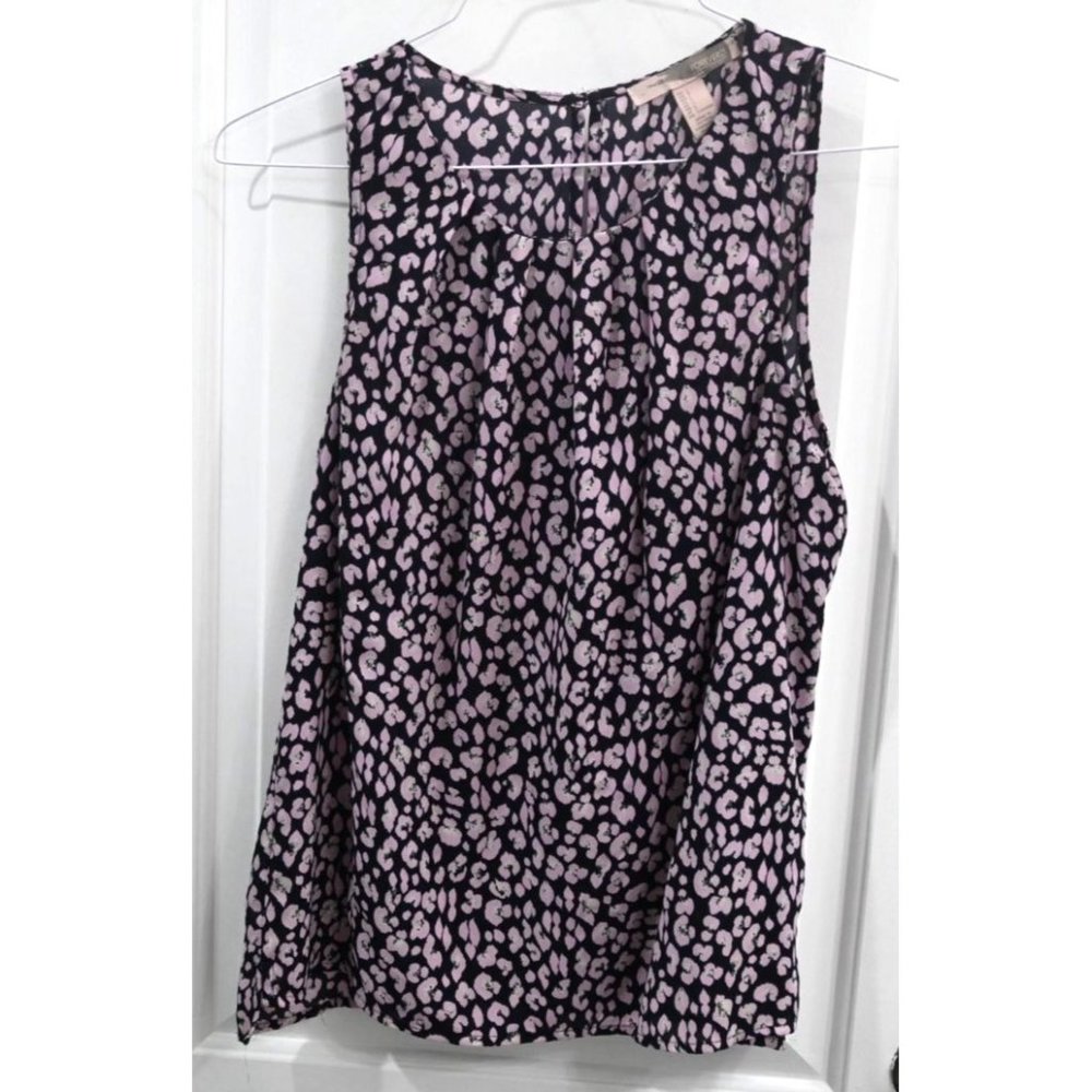 Forever 21 Womens Sleeveless Floral Blouse Size L